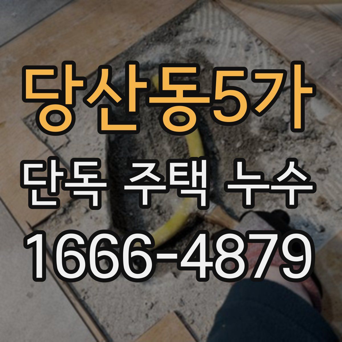 당산동5가 단독 주택 누수
