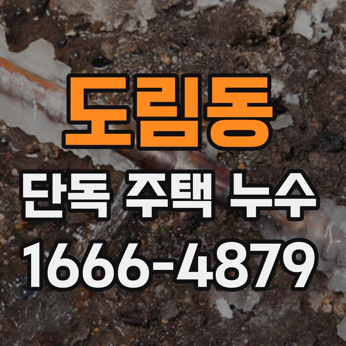 도림동 단독 주택 누수