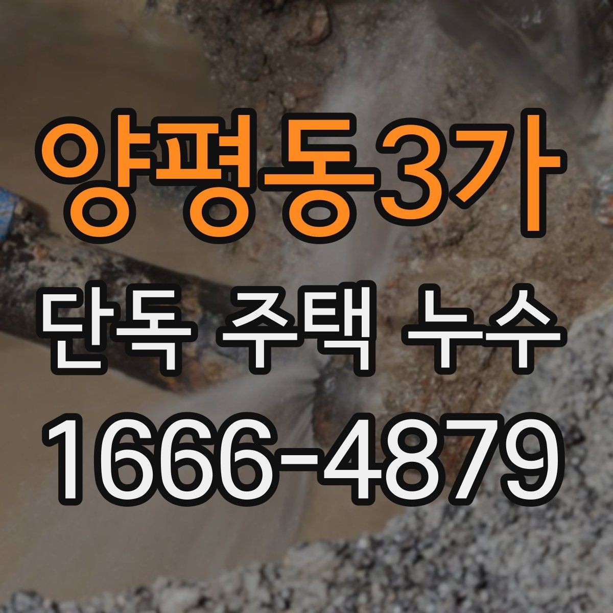양평동3가 단독 주택 누수 배수구 막힘과 함께 우선 점검 항목