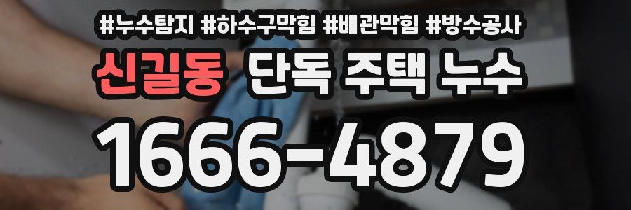 신길동 단독 주택 누수