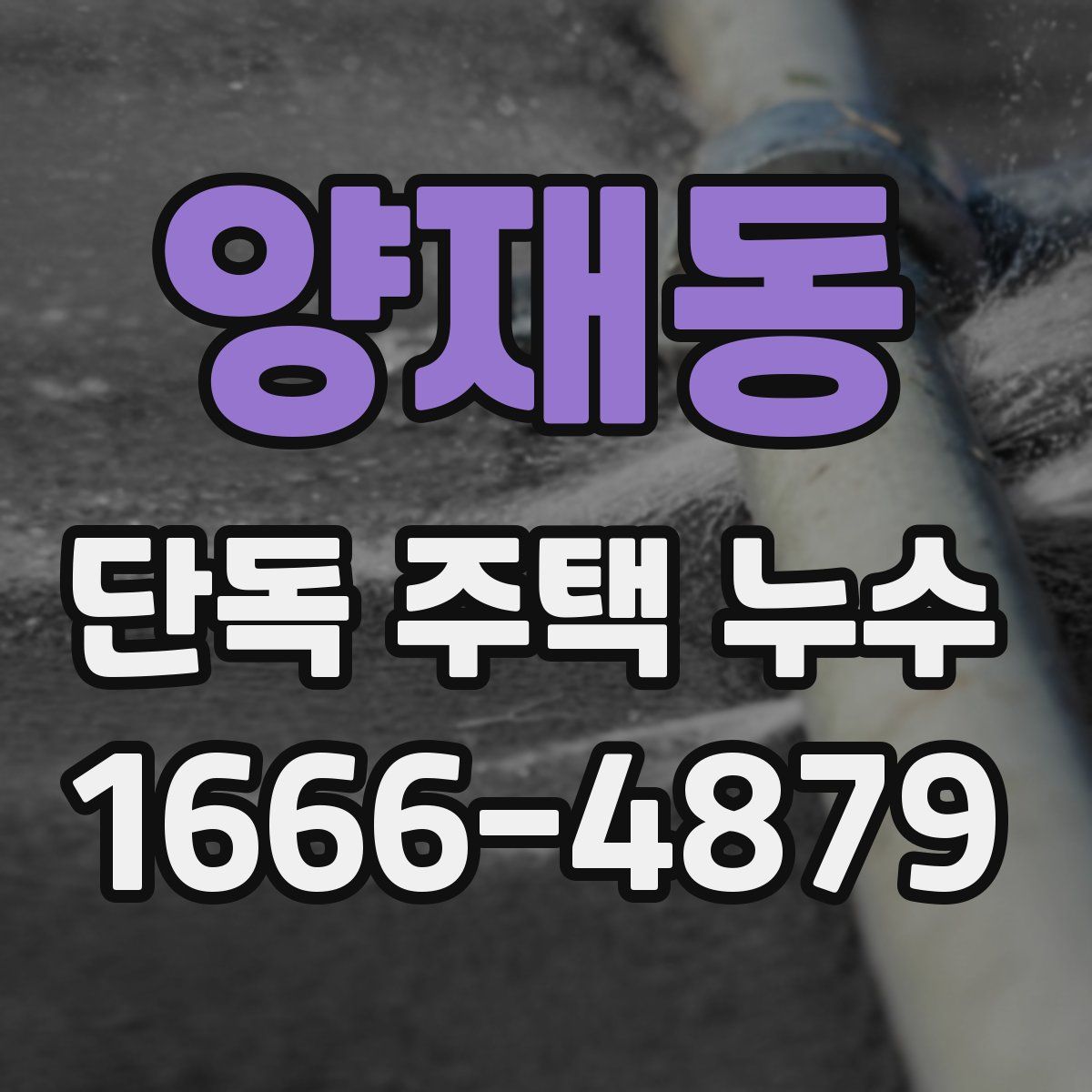 양재동 단독 주택 누수