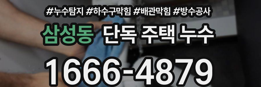 삼성동 단독 주택 누수