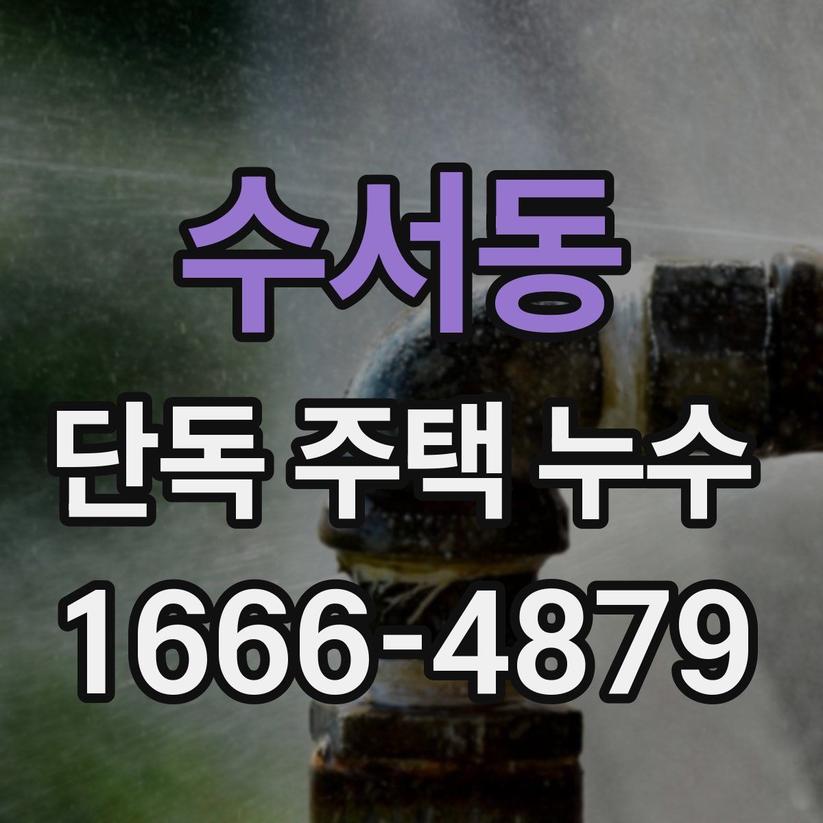 수서동 단독 주택 누수