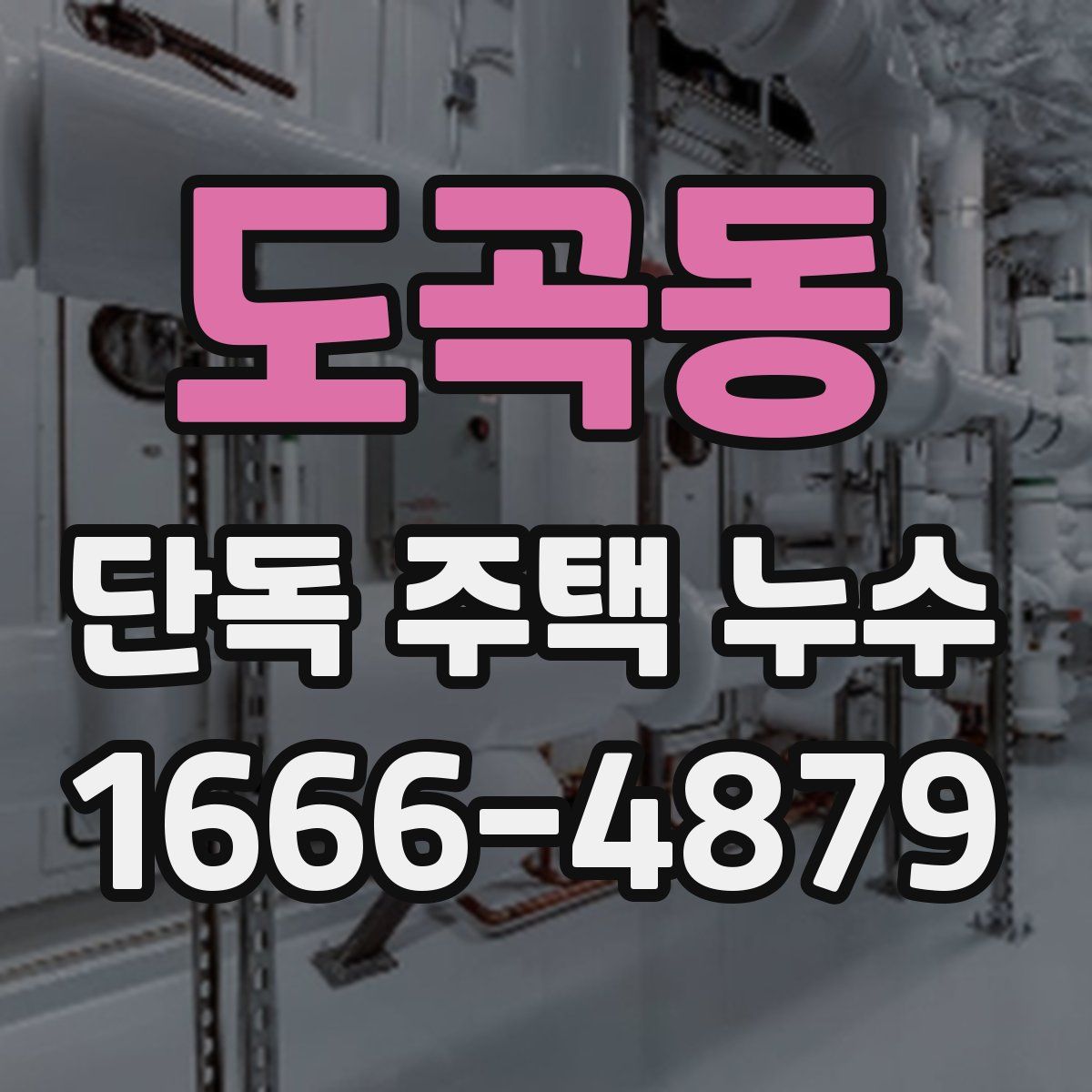 도곡동 단독 주택 누수