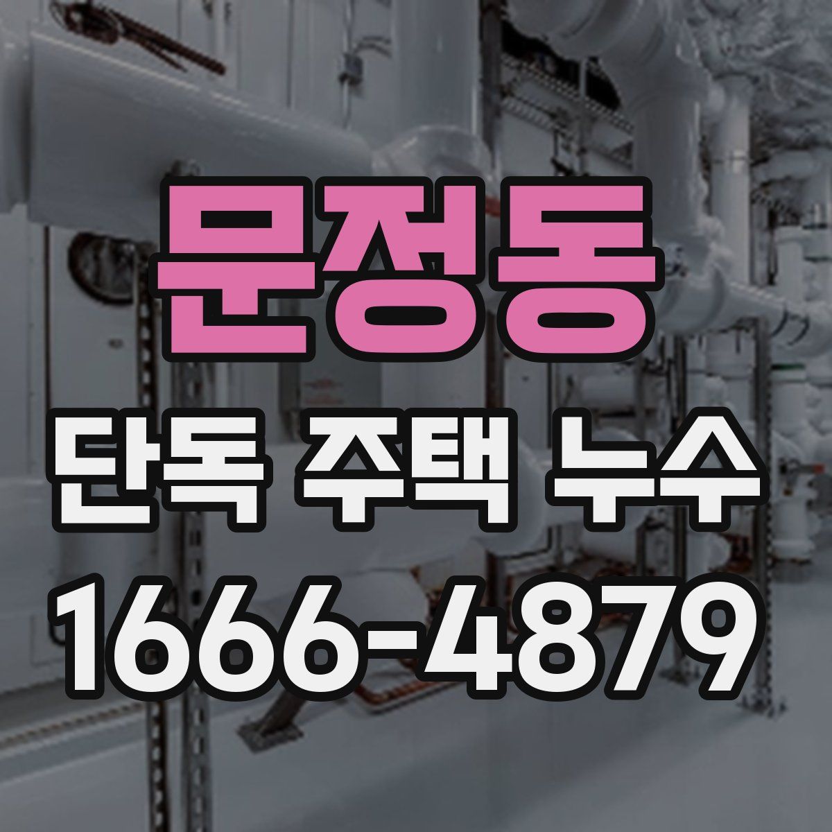 문정동 단독 주택 누수