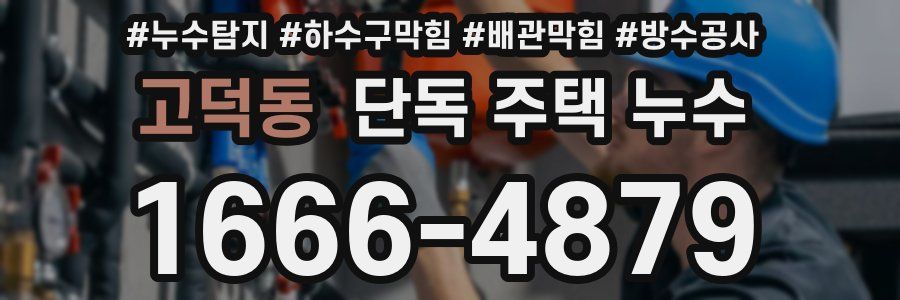 고덕동 단독 주택 누수