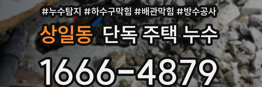 상일동 단독 주택 누수