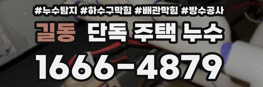 길동 단독 주택 누수