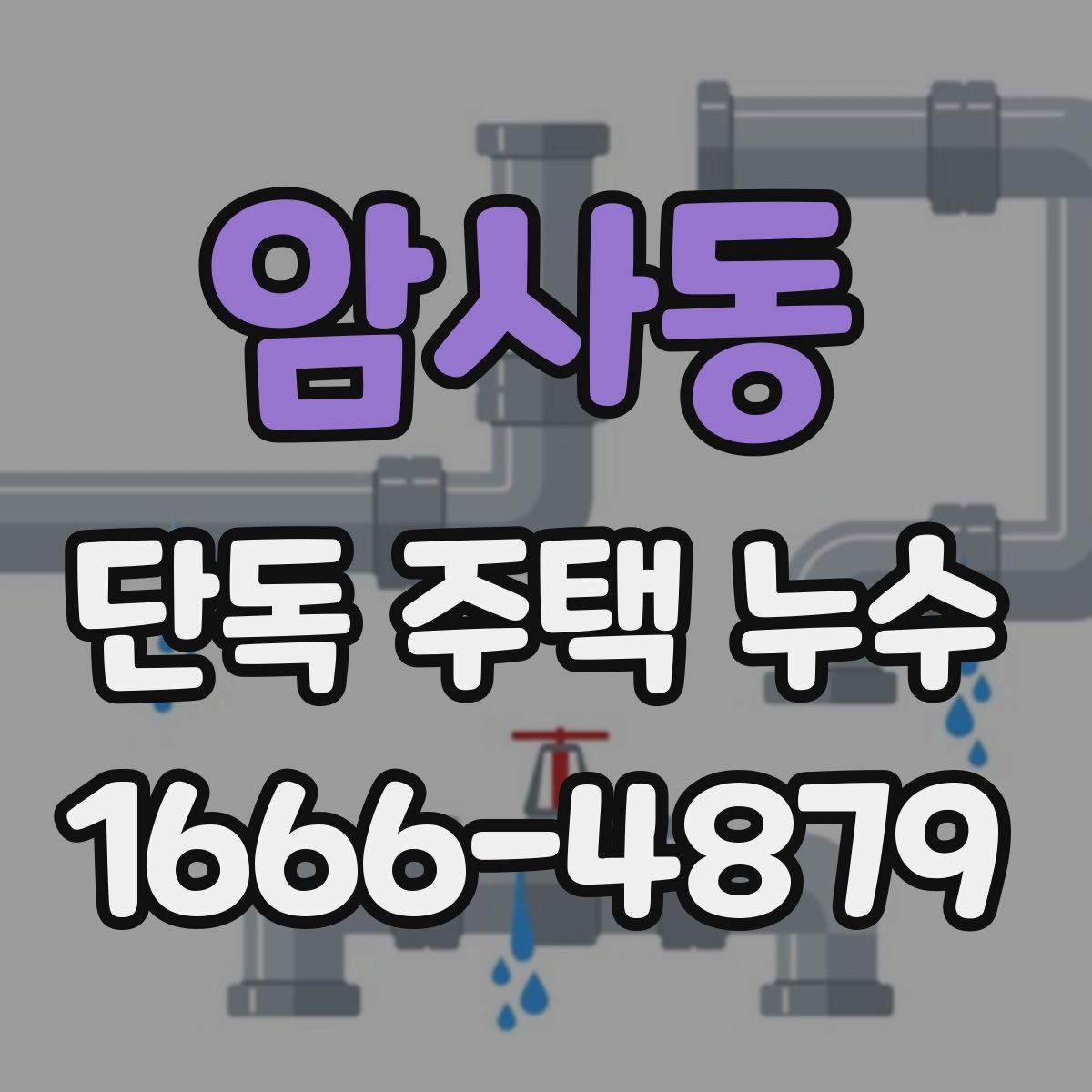 암사동 단독 주택 누수