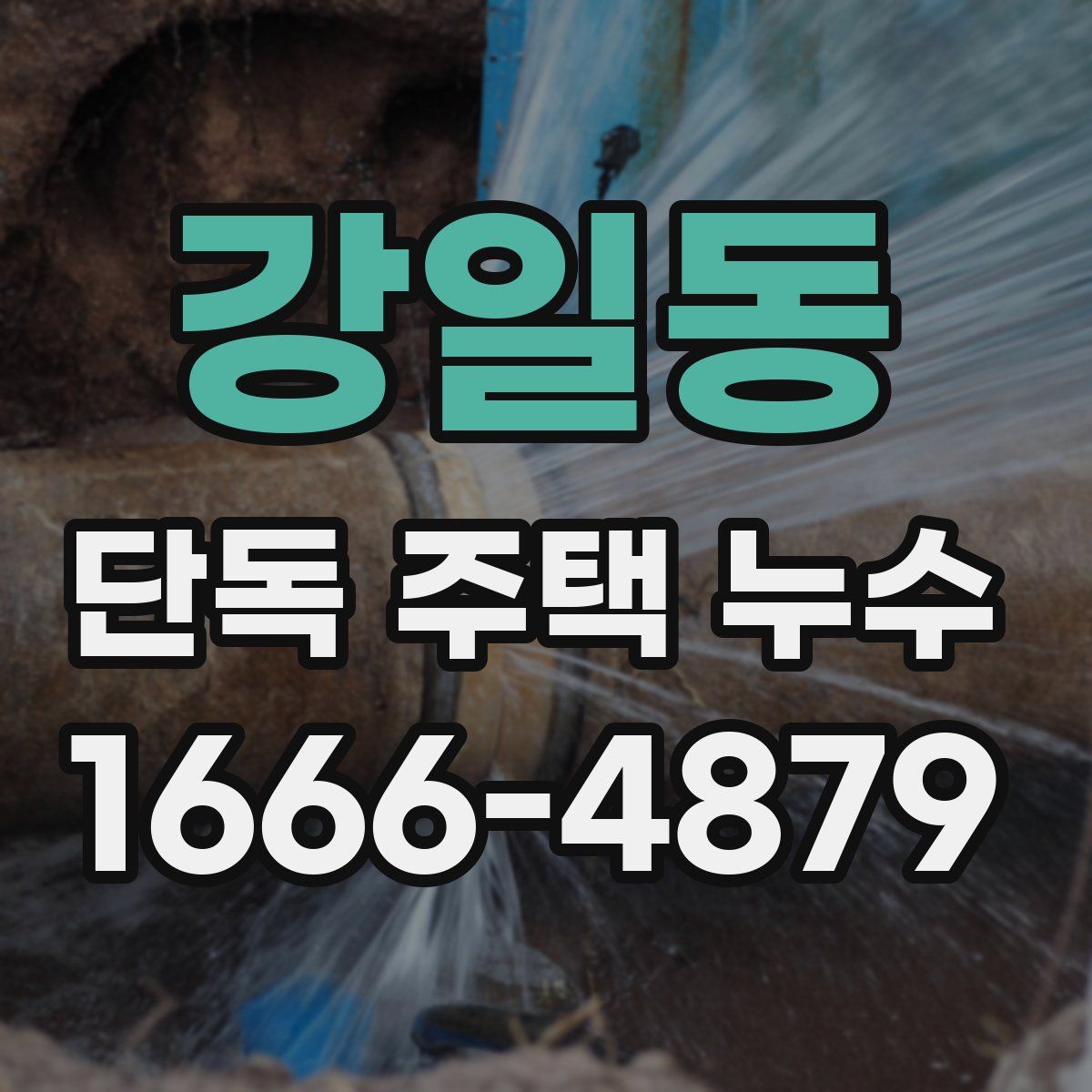 강일동 단독 주택 누수