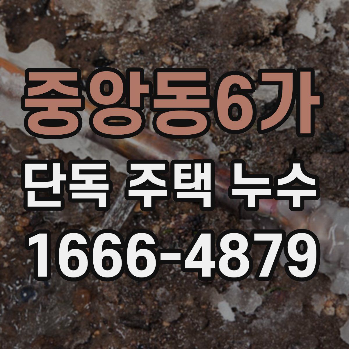 중앙동6가 단독 주택 누수