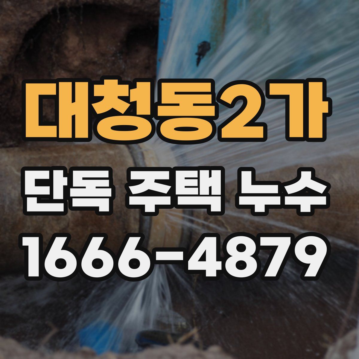 대청동2가 단독 주택 누수