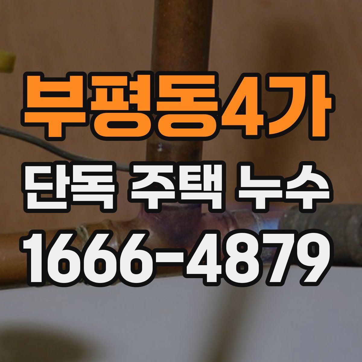 부평동4가 단독 주택 누수