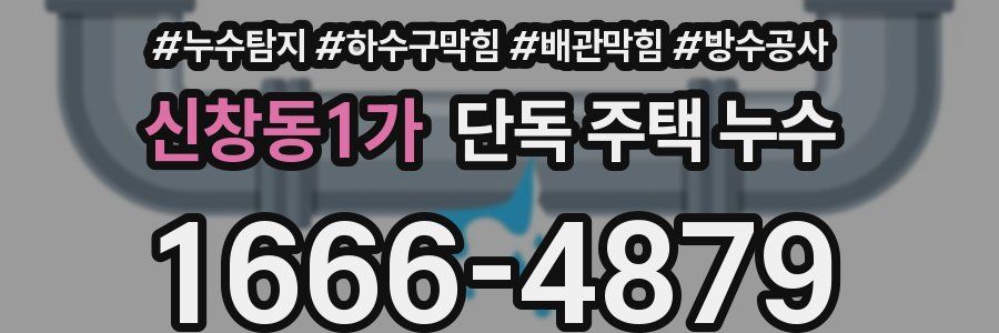 신창동1가 단독 주택 누수