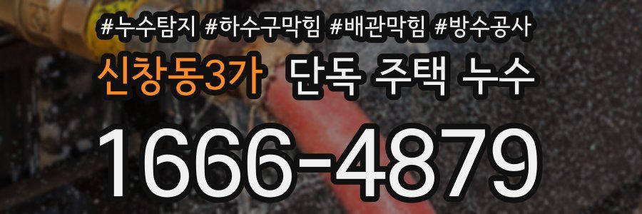 신창동3가 단독 주택 누수