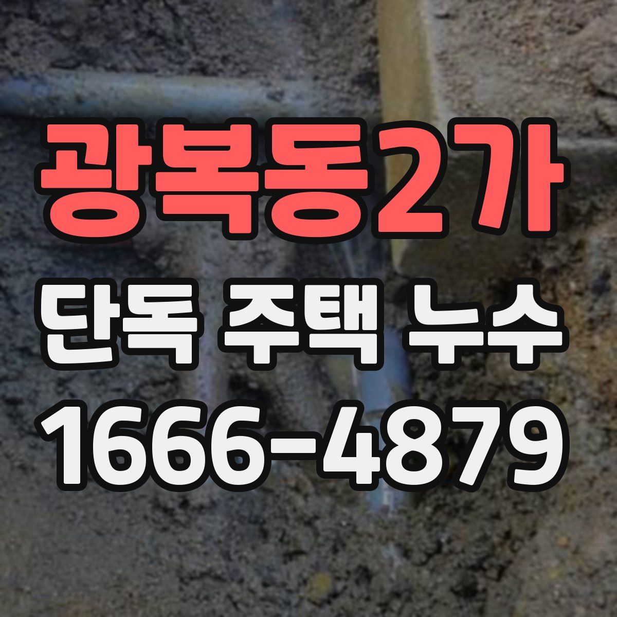 광복동2가 단독 주택 누수