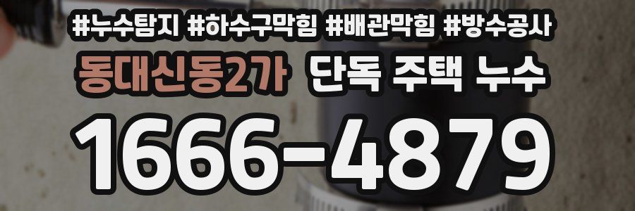 동대신동2가 단독 주택 누수