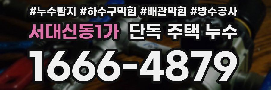 서대신동1가 단독 주택 누수