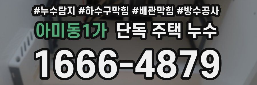 아미동1가 단독 주택 누수
