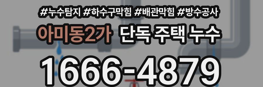 아미동2가 단독 주택 누수
