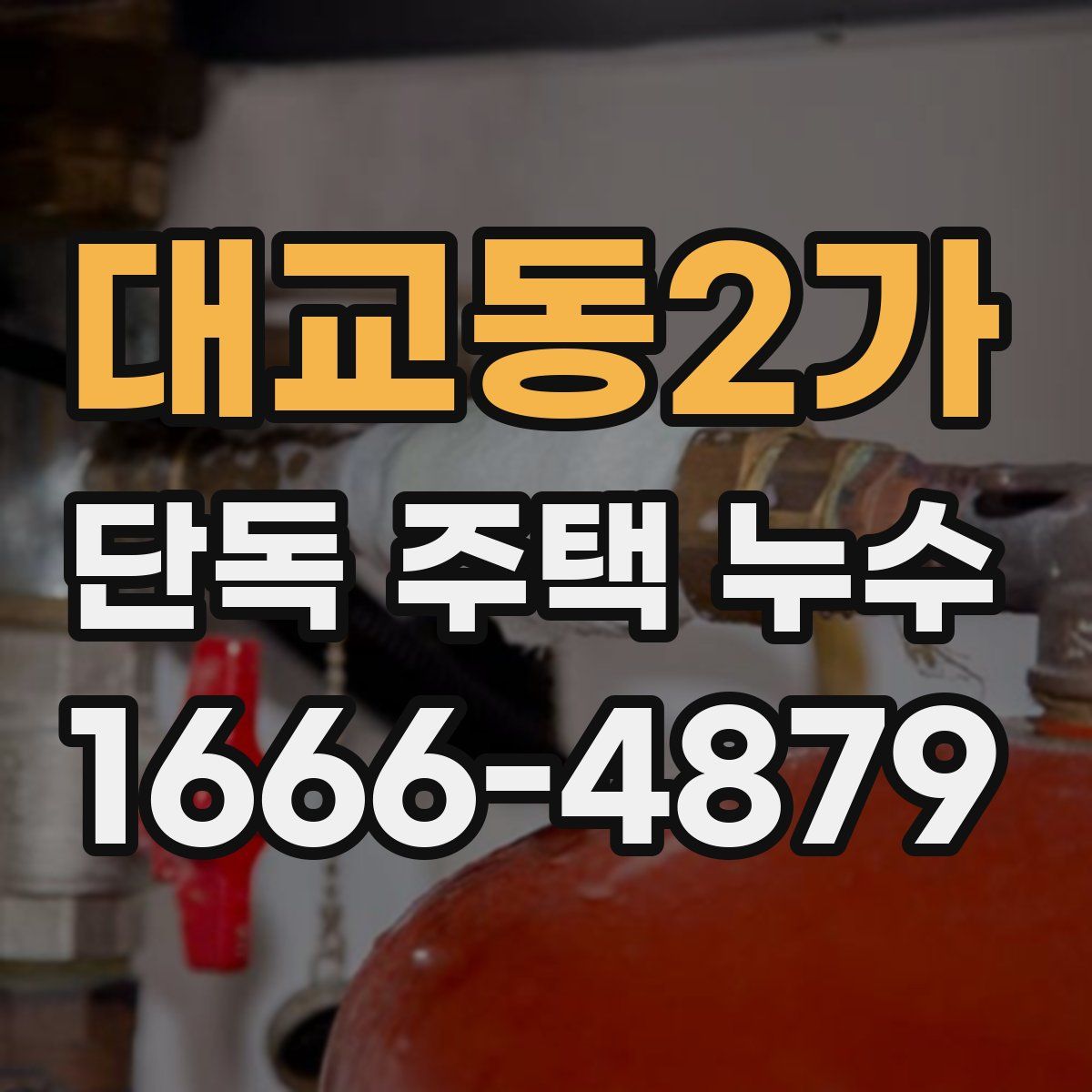 대교동2가 단독 주택 누수