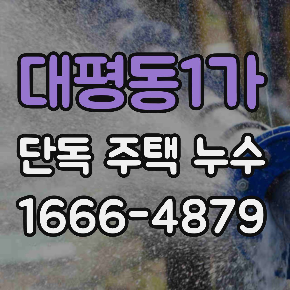 대평동1가 단독 주택 누수