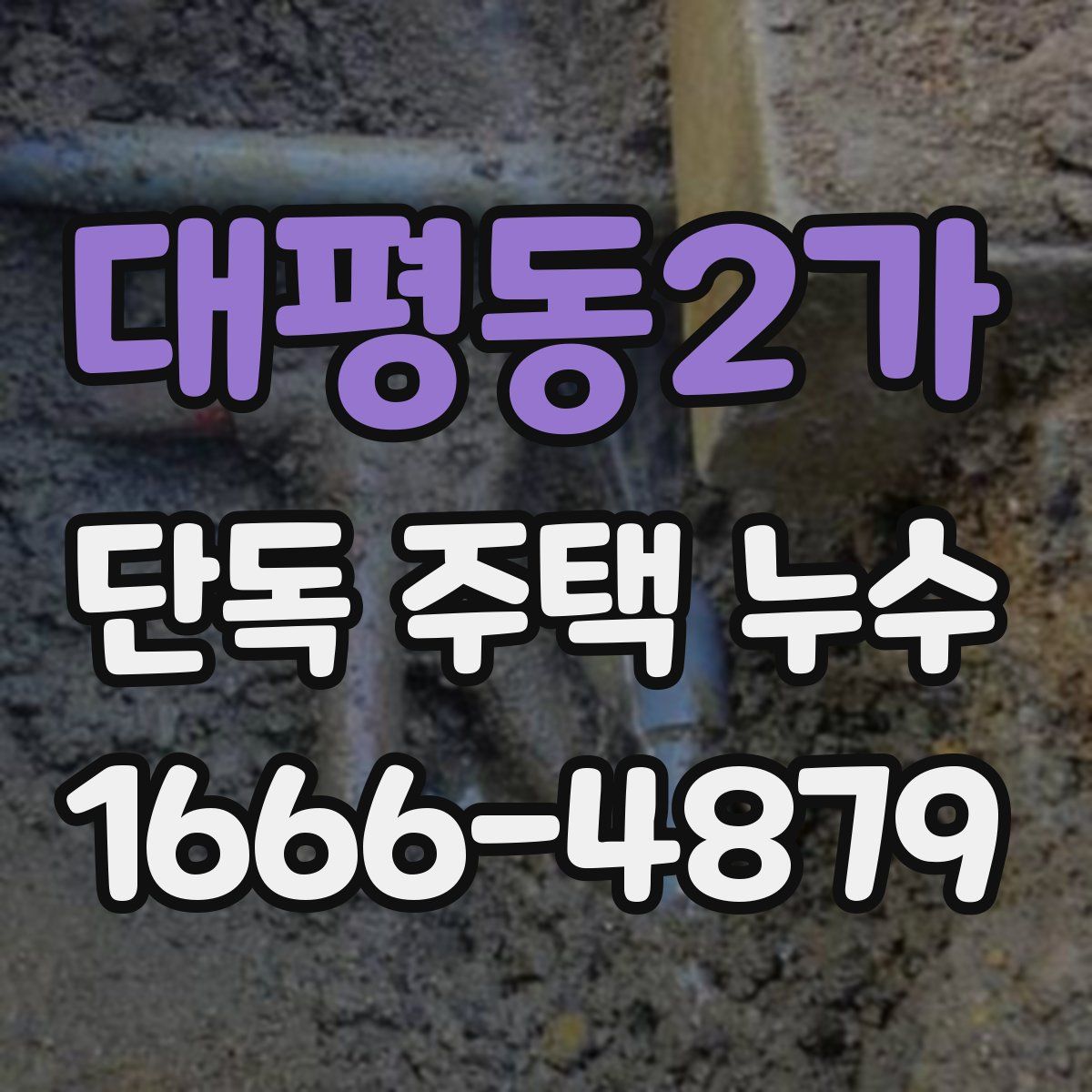대평동2가 단독 주택 누수
