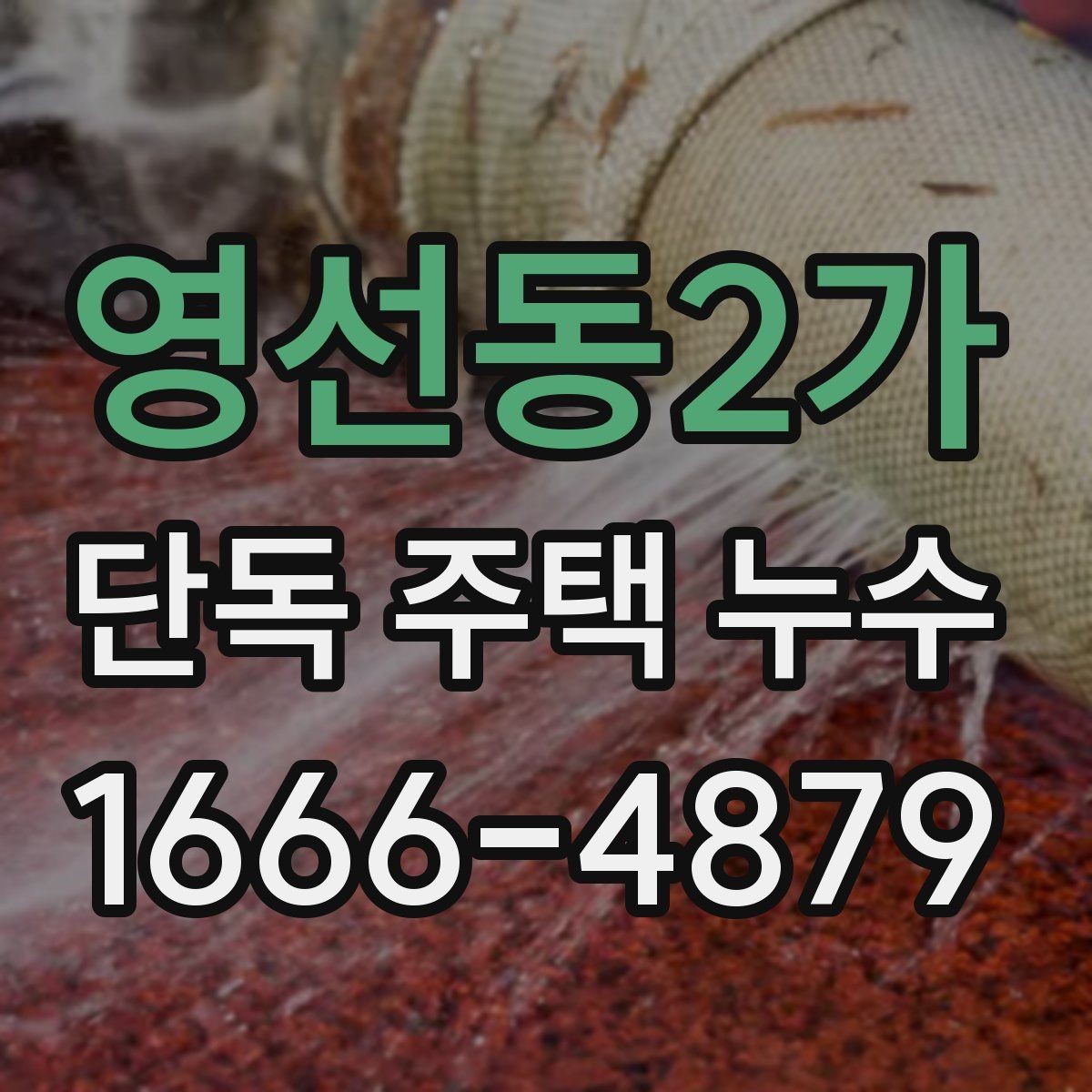 영선동2가 단독 주택 누수 흔한 증상과 초기 대응