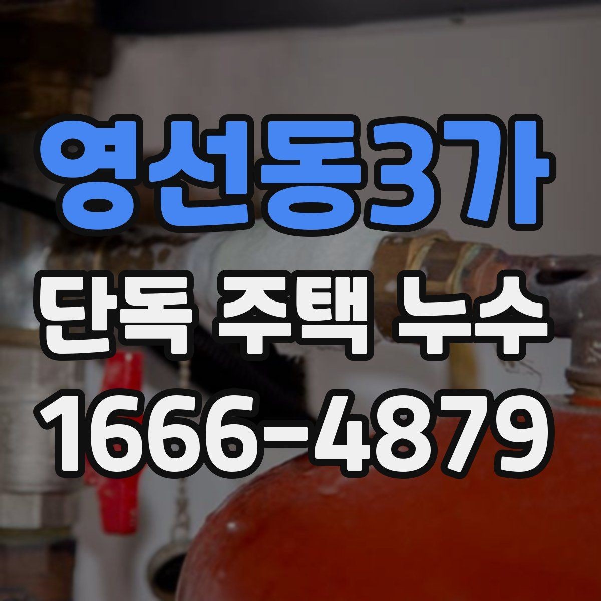 영선동3가 단독 주택 누수 원인 찾기 전에 멈춰야 할 행동
