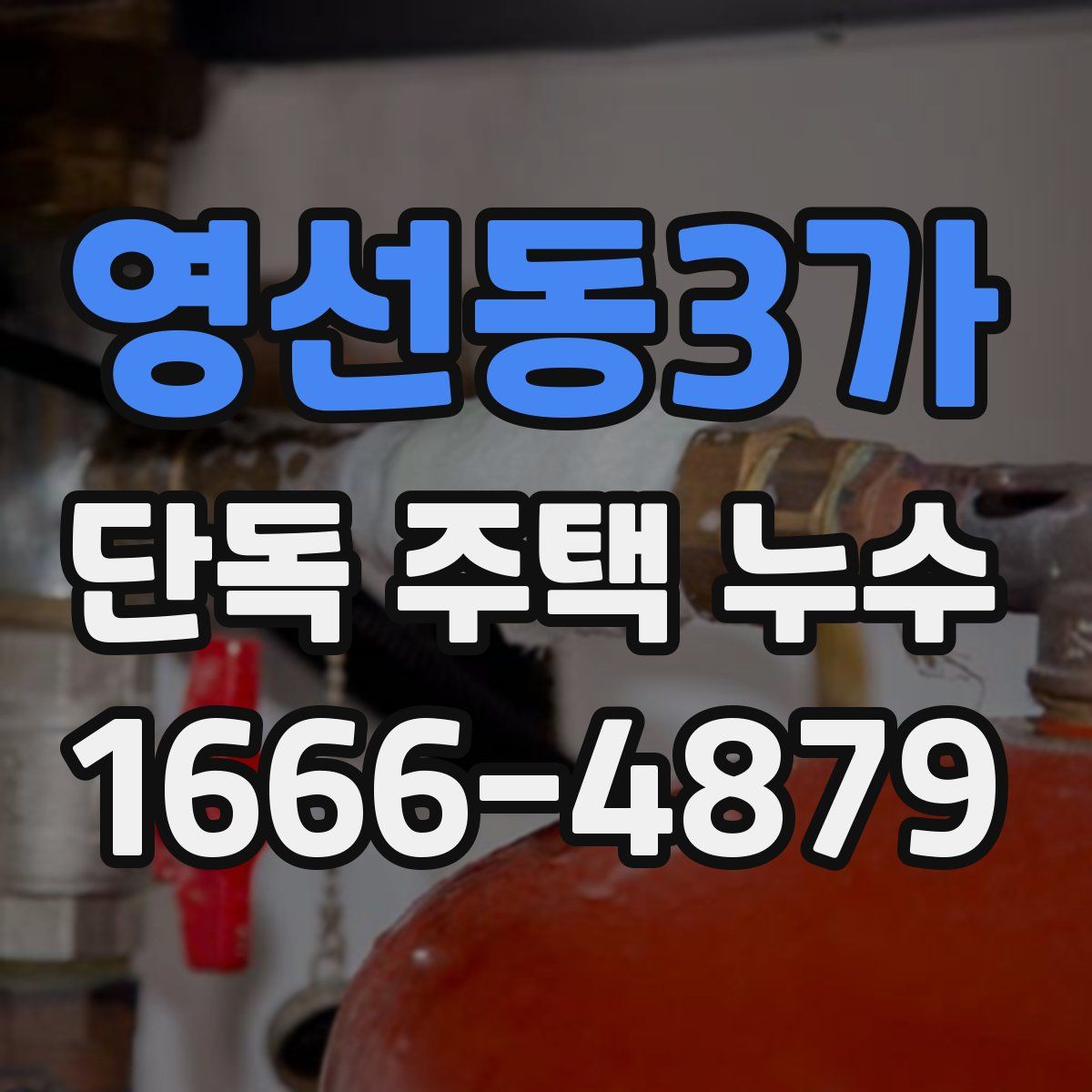 영선동3가 단독 주택 누수