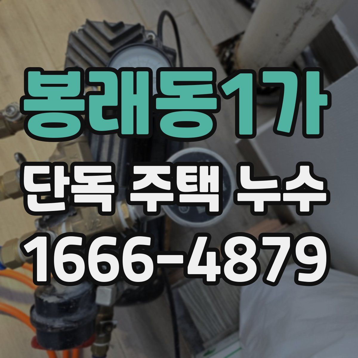 봉래동1가 단독 주택 누수
