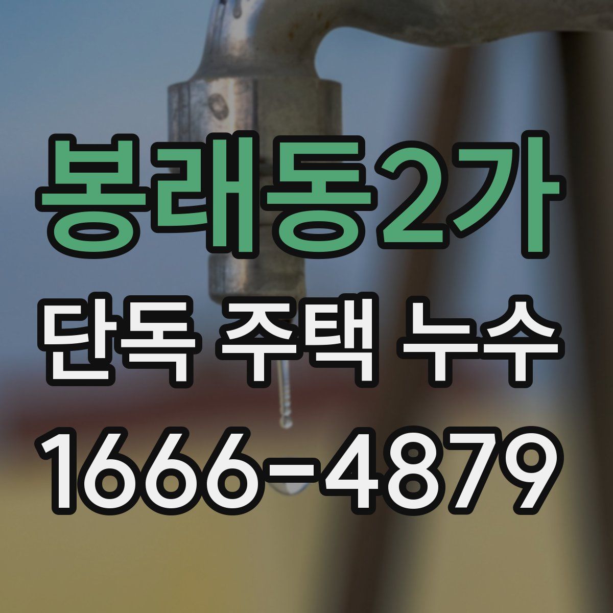 봉래동2가 단독 주택 누수