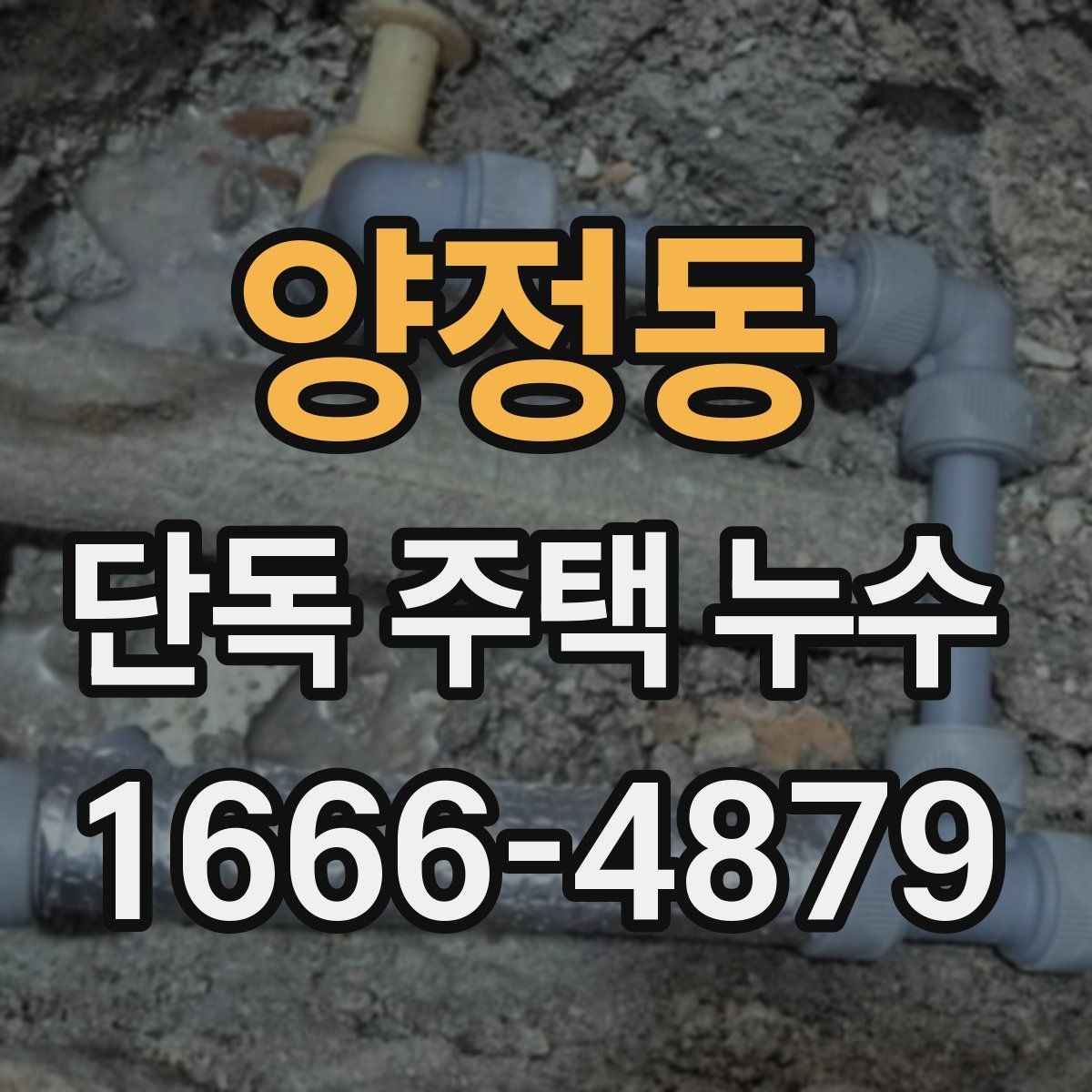 양정동 단독 주택 누수 피해를 줄이는 응급 대응