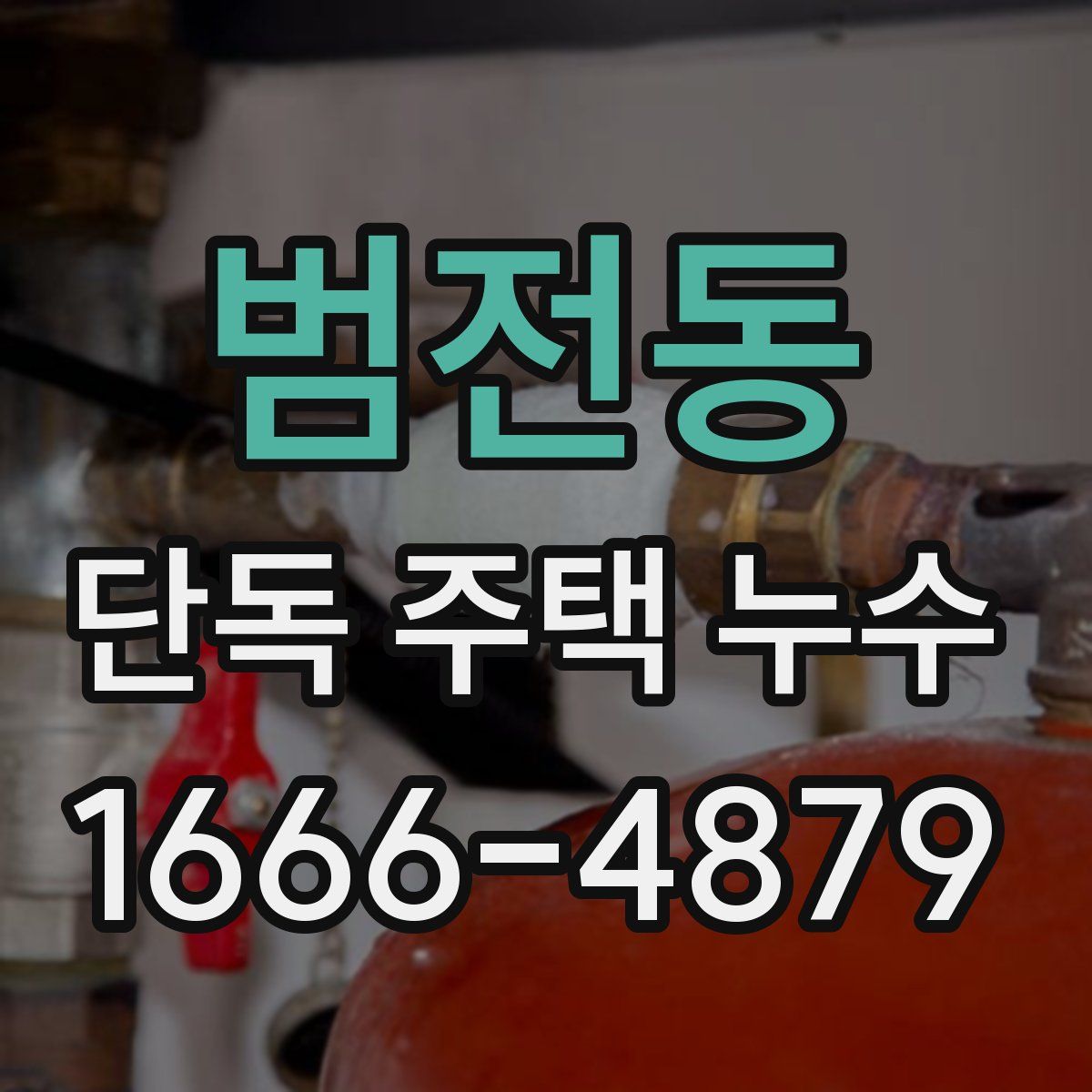 범전동 단독 주택 누수