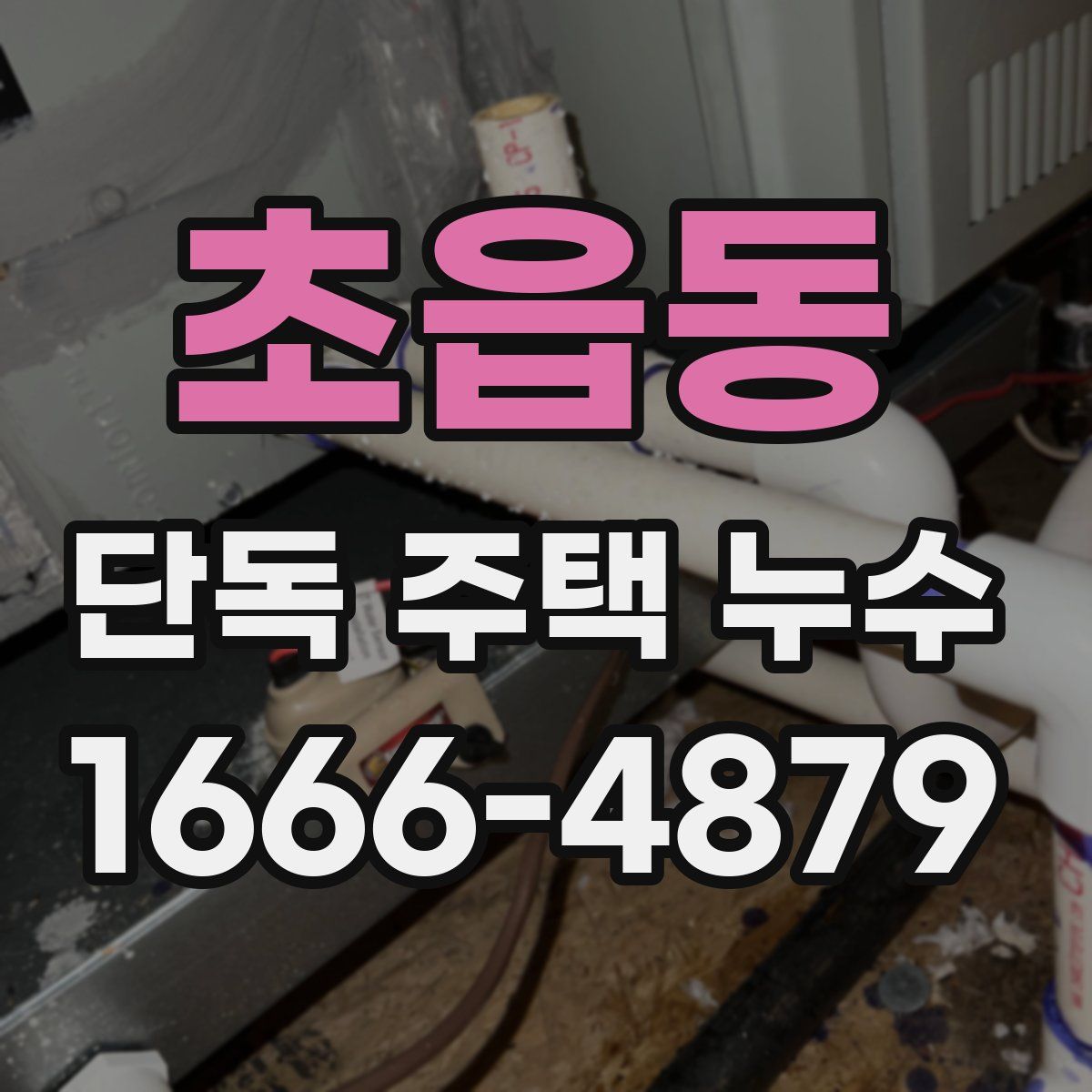 초읍동 단독 주택 누수