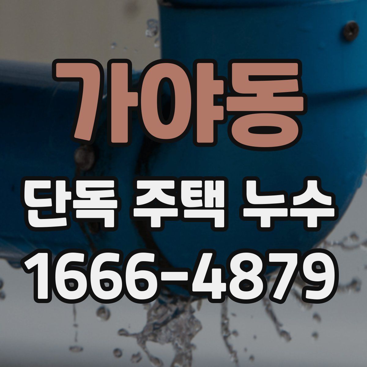 가야동 단독 주택 누수