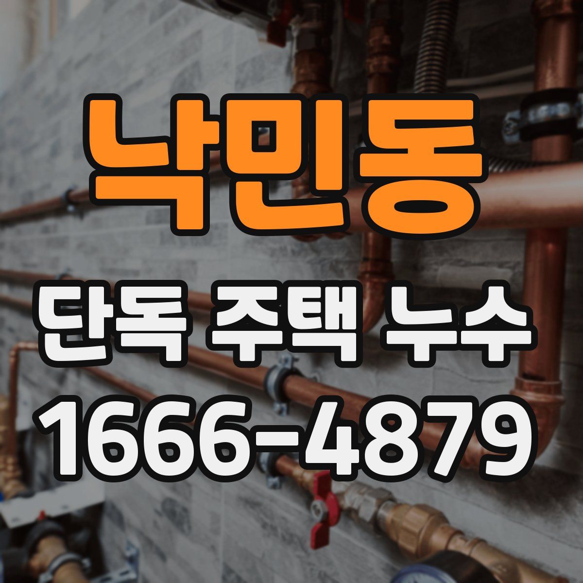 낙민동 단독 주택 누수