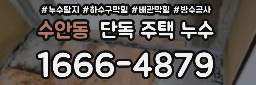 수안동 단독 주택 누수