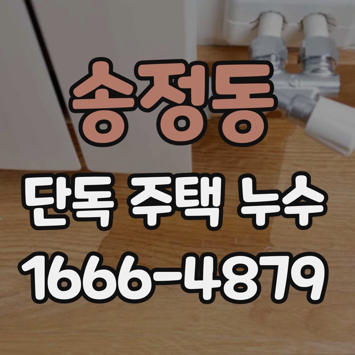 송정동 단독 주택 누수