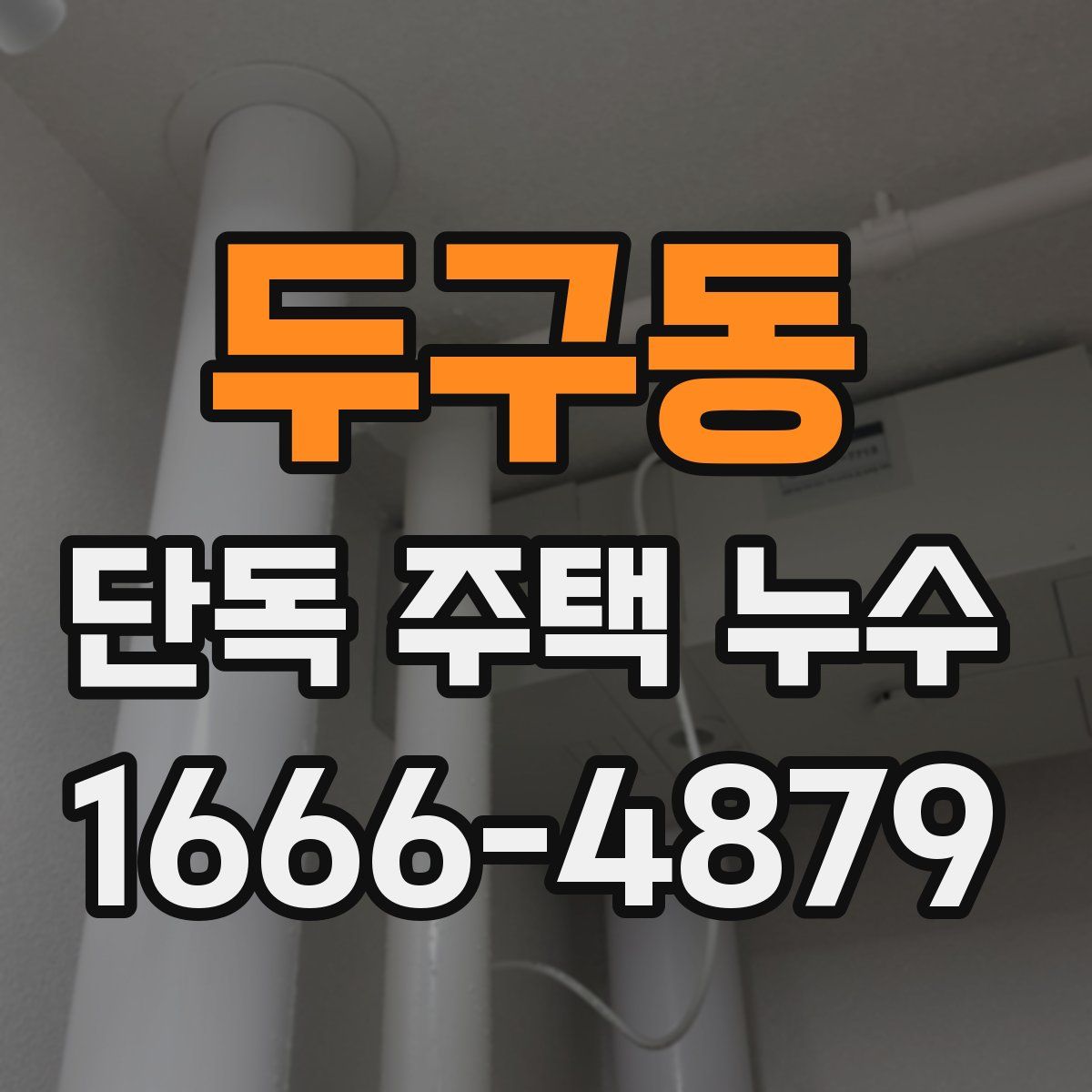 두구동 단독 주택 누수