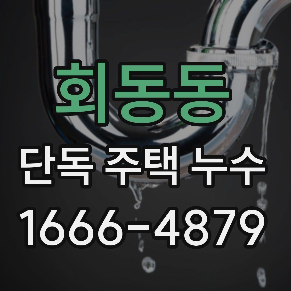 회동동 단독 주택 누수 전문 진단이 필요한 상황