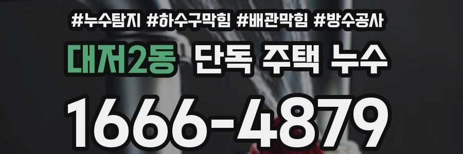 대저2동 단독 주택 누수