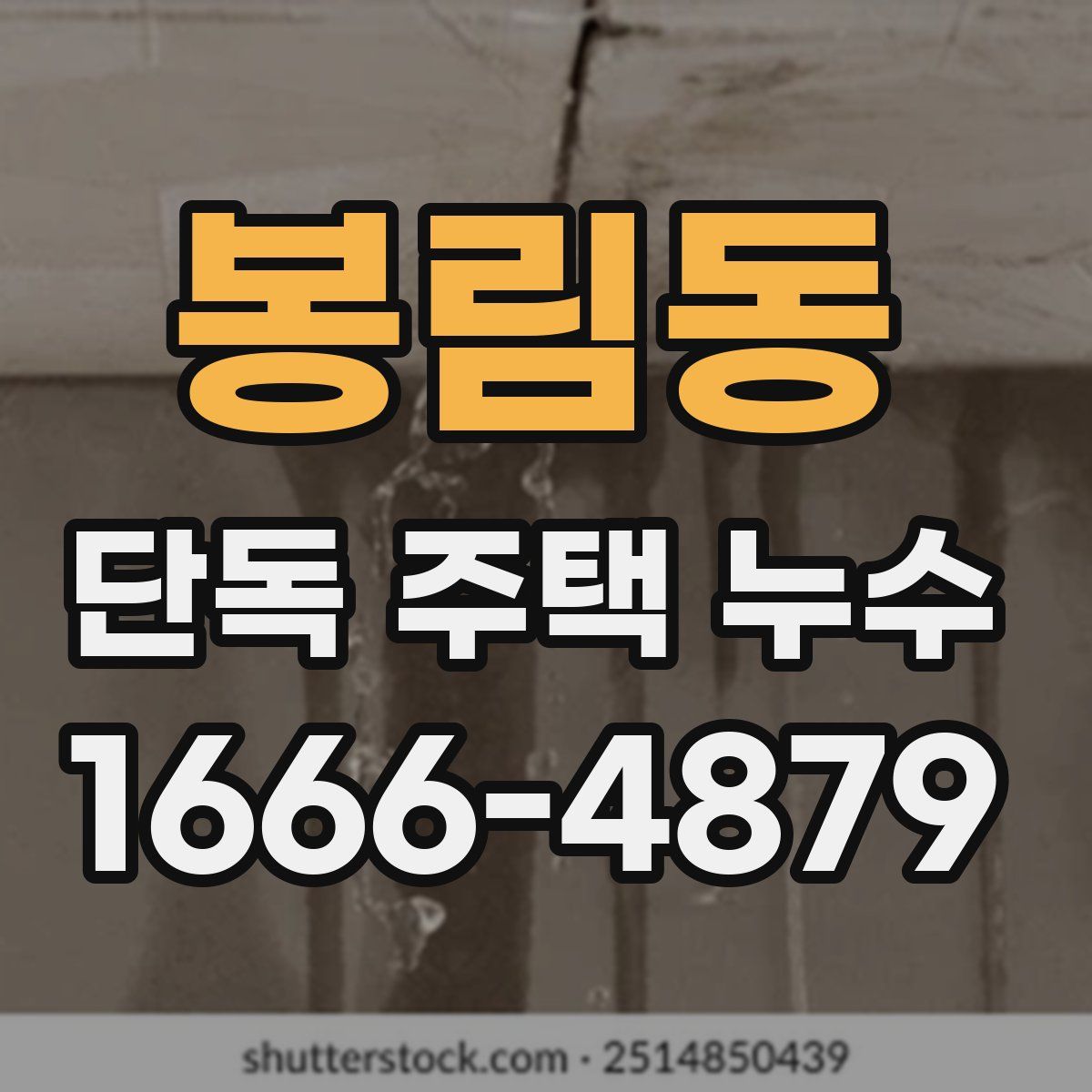 봉림동 단독 주택 누수