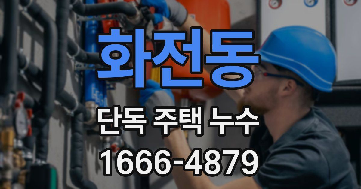 화전동 단독 주택 누수
