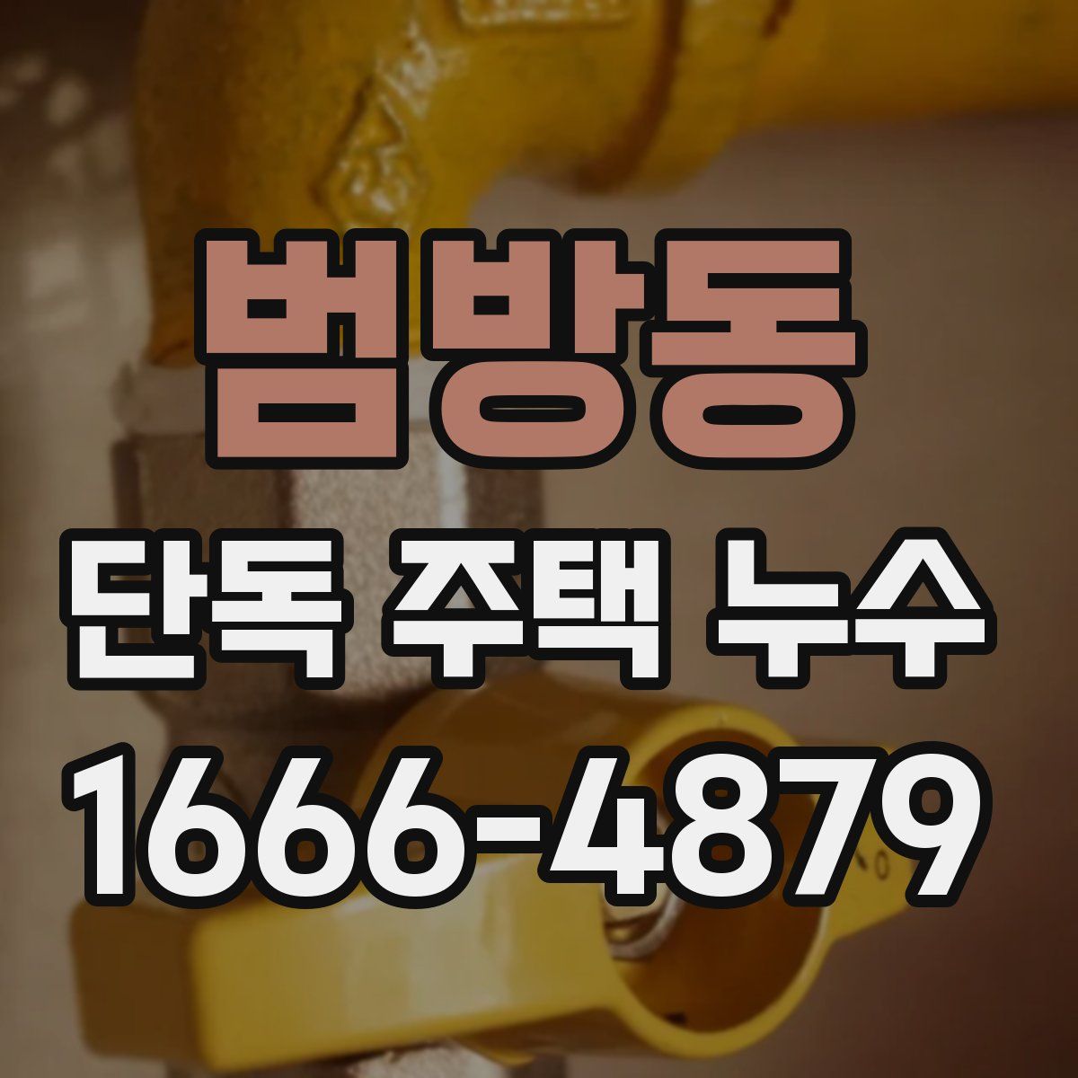 범방동 단독 주택 누수