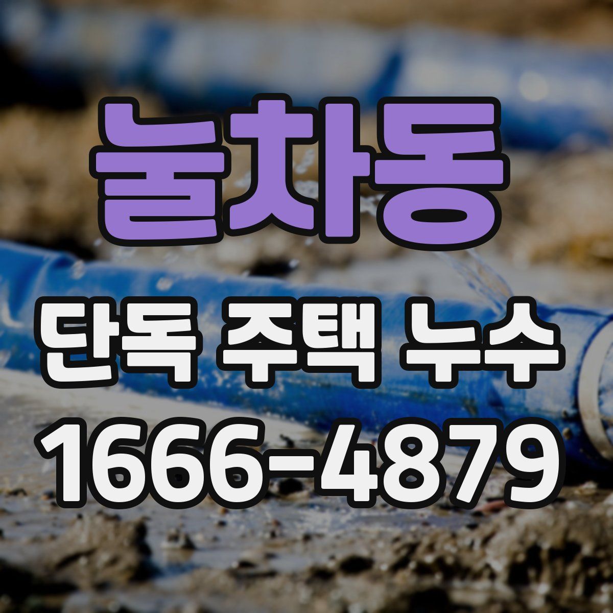눌차동 단독 주택 누수