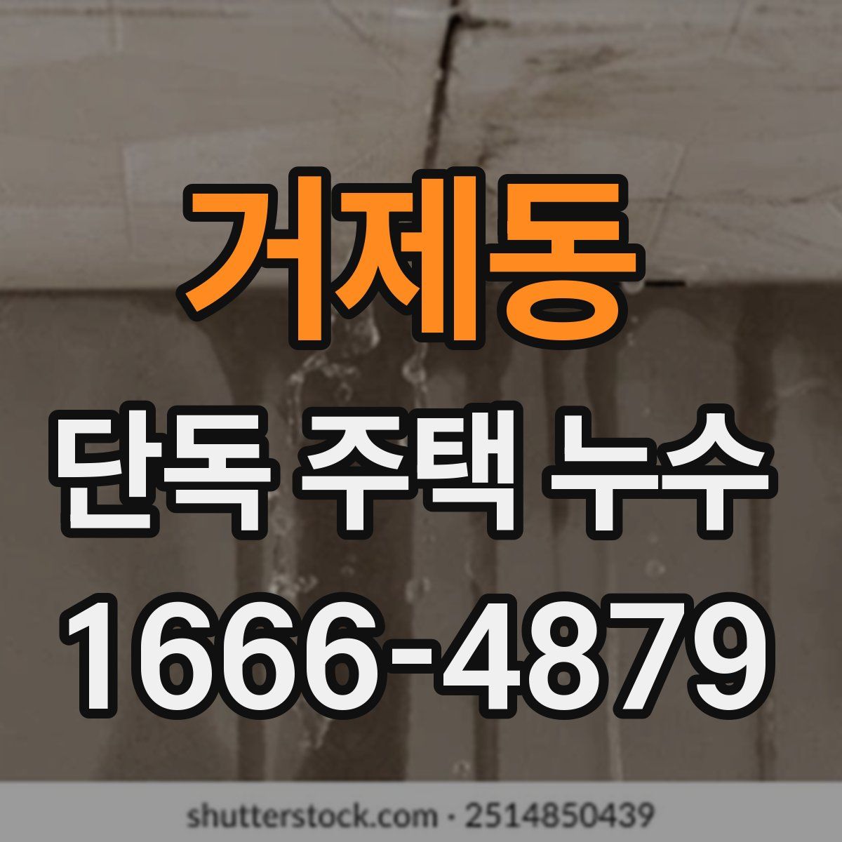 거제동 단독 주택 누수