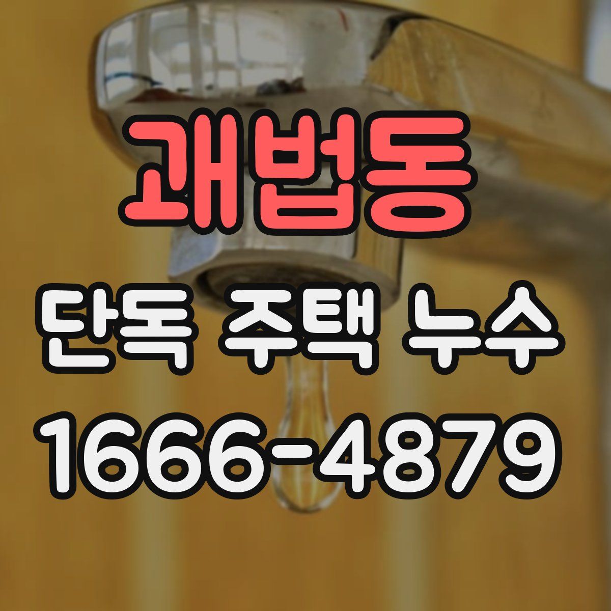 괘법동 단독 주택 누수