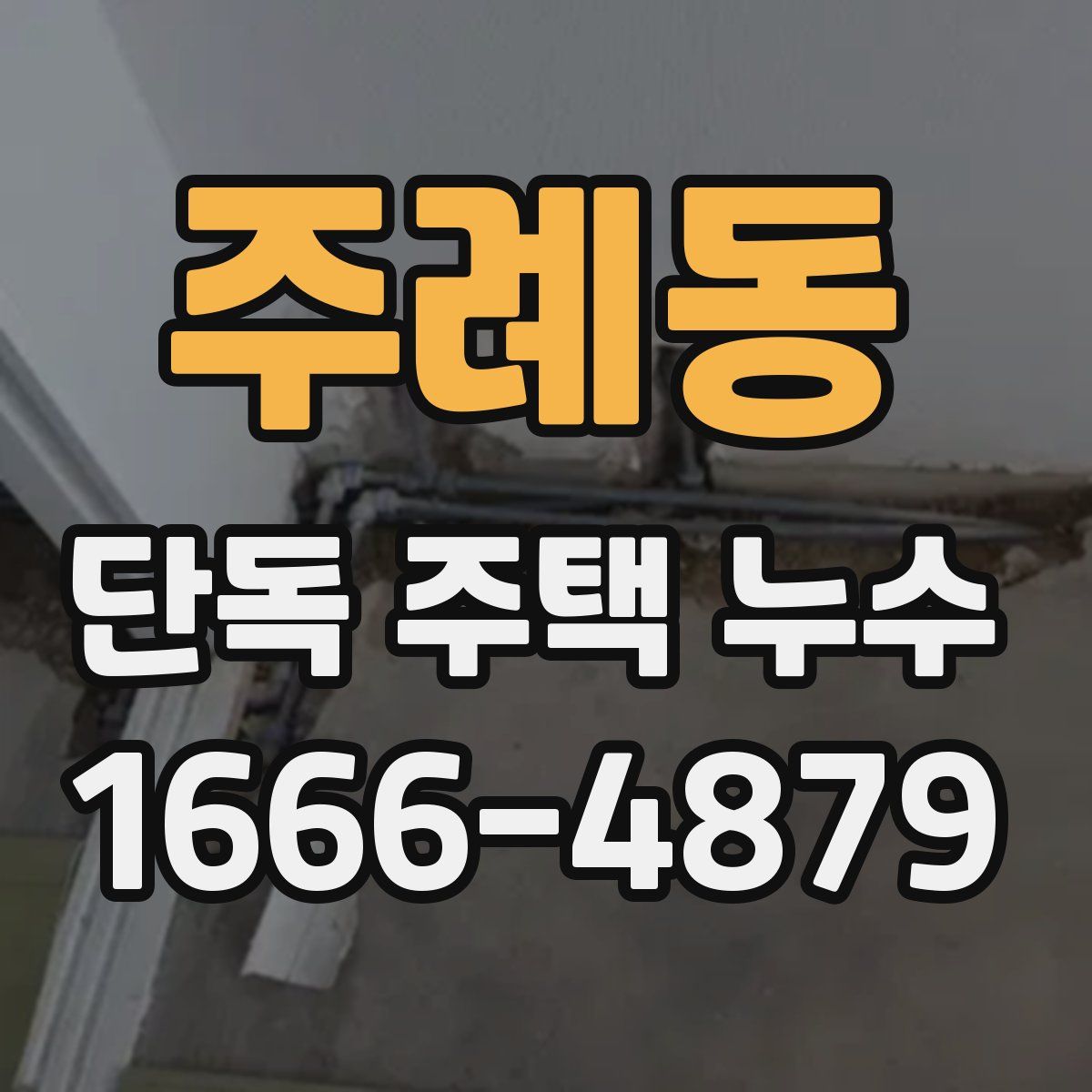 주례동 단독 주택 누수