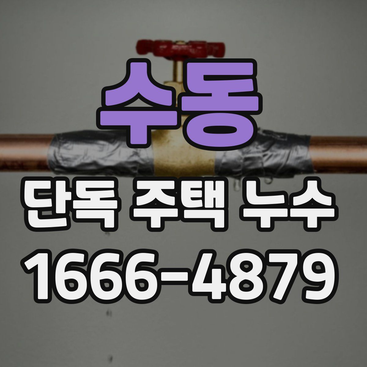 수동 단독 주택 누수
